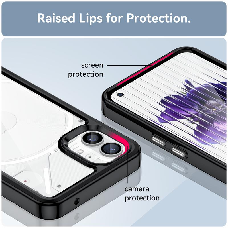 For Nothing Phone 1 Case Cover Nothing Phone 1 Capas Fundas Bumper Back Shockproof Clear Cover Nothing Phone 1 Transparent Case