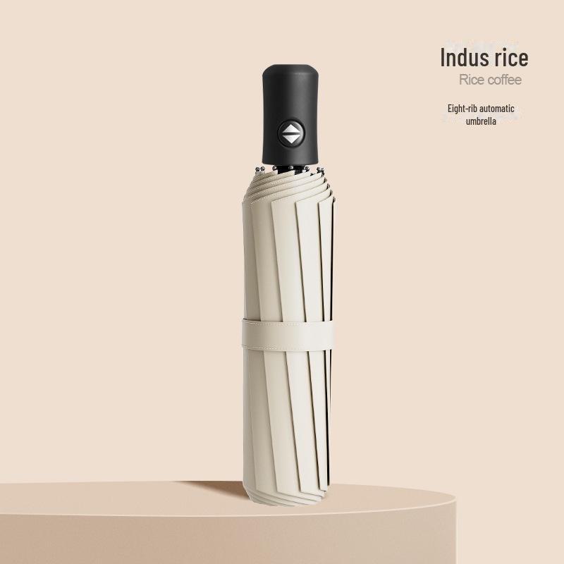 24-Bone Extra Large Fully Automatic Folding Umbrella for Sun and Rain Protection