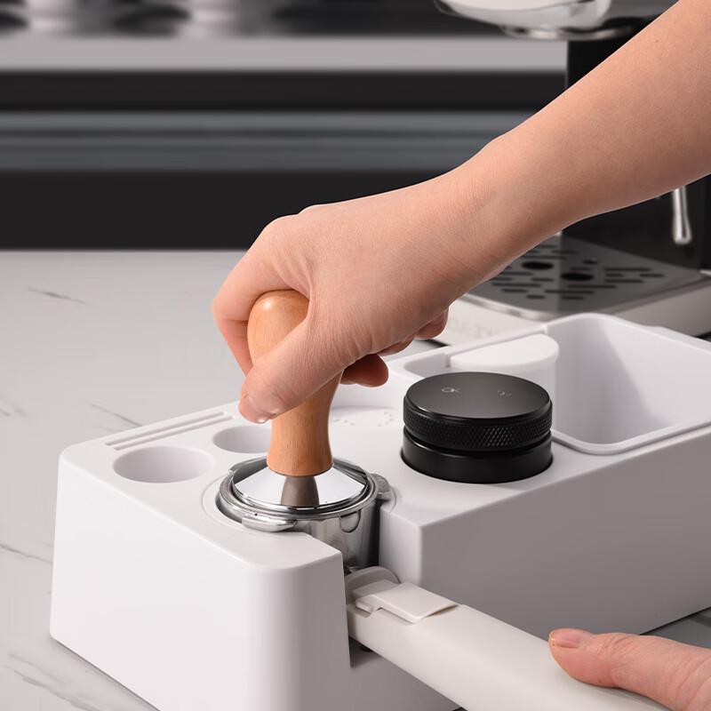 Circle Joy 51mm Wooden Handle Coffee Tamper