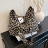 Spring messenger bag casual simple trend leopard print shoulder bag student canvas shopping bag
