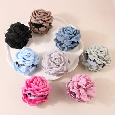 Decoração de Prendedor de Cabelo Florido Tendência de Tamanho Grande Mais Vendido Um Novo Acessório de Cabelo Elegante e Estiloso para Penteados de Verão