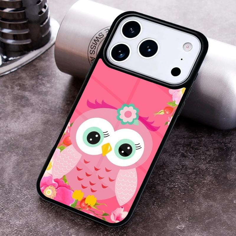 Baby Cute Owl Phone Case For iPhone 17 16 15 14 13 12 11 Pro Max Plus 17Air Soft Silicone Cover