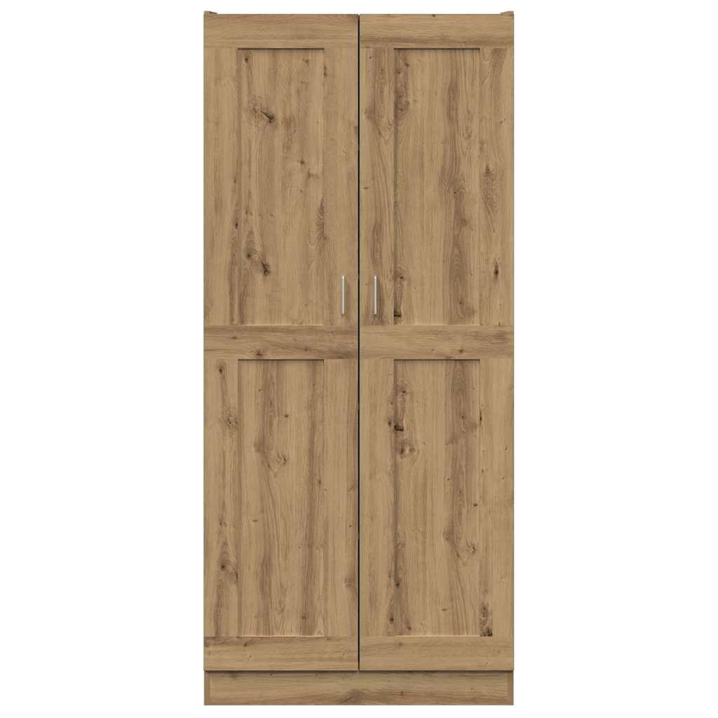 Vidaxl Szafka, Dąb Artisan, 82,5X30,5X185 Cm, Materiał Drewnopochodny