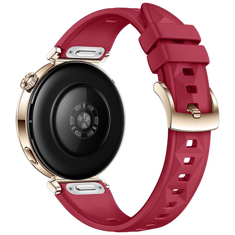 

Ice Crystal Pattern Silicone Press-Type Watch Band, 18mm, for Huawei GT5 18mm