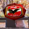 Al Ahly FC Umbrella with Automatic Open/Close & Self-8-Rib Heavy-Duty Umbrella, Compact Travel Umbrella Suitable for Outdoor
