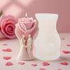 Rose Candle Molds for Candle Making,Silicone Candle Mold Rose Epoxy Resin Casting Molds for Diys Crafts,Candle,Soap