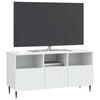 White TV Stand with Drawers 102 x 34.5 x 50 cm Engineered Wood