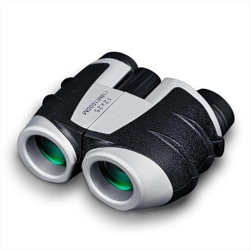 12X25 Compact Binoculars Waterproof Long-distance Binoculars Easy Focus Night Vision Low Light For Bird Watching Outdoor Hunting