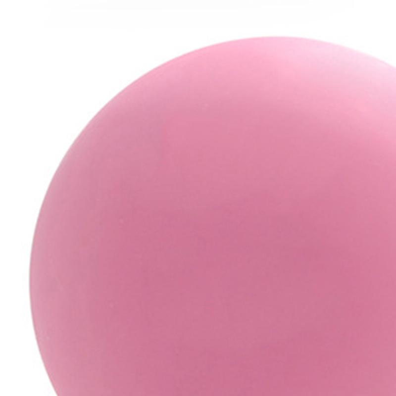 Massage Ball Yoga Fascia Rubber Round Ball Foot Massager for Muscle Relaxer All Age Pink