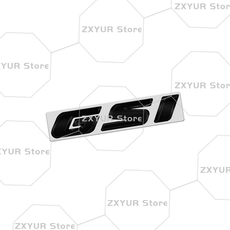 Metal GSI Emblem Car Sticker Letter Badge Decal Body Rear Trunk Decor For Opel Vauxhall Corsa Astra Insignia Meriva Adam Rocks