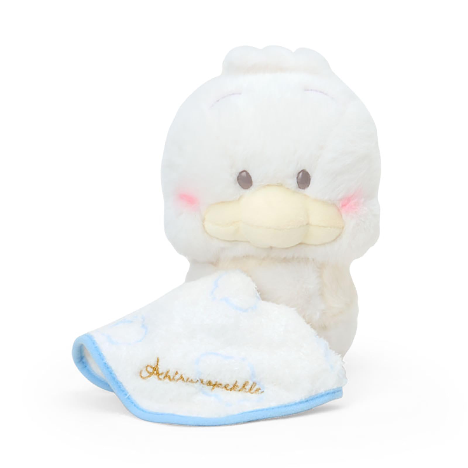 Sanrio Pekkle the Duck Plush Toy on a Fluffy 575640 (Napping Cloud)