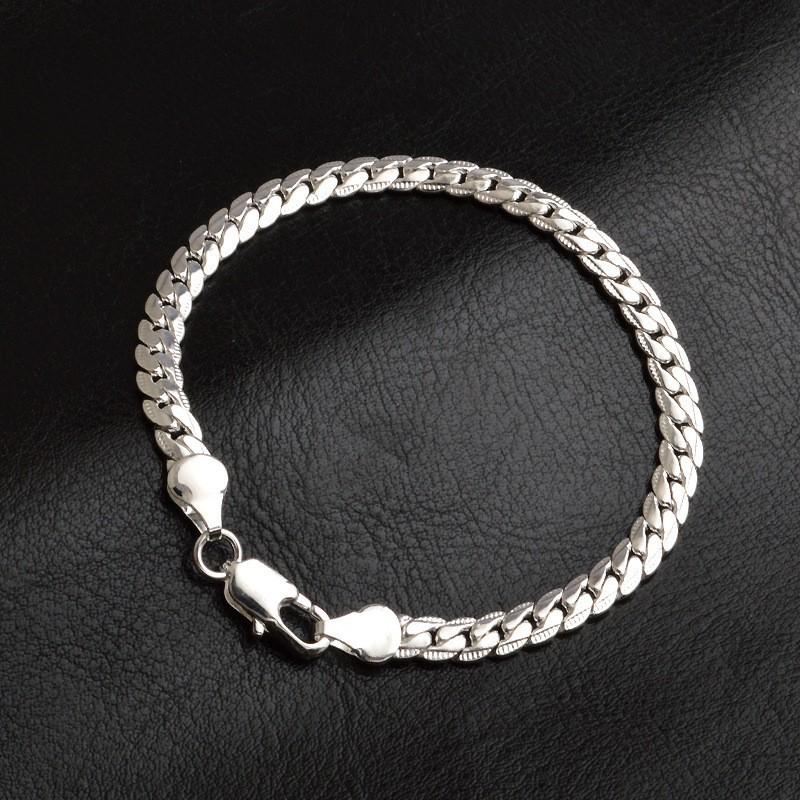 Copper 8/16/18/20/22/24 Inch 6mm Side Chain Necklace Bracelet For Woman Men Fashion Charm Wedding Jewelry
