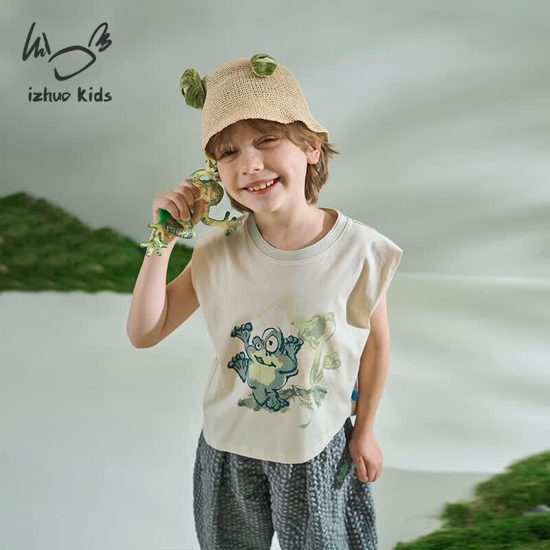 Kids Animal Print Short Sleeve T-Shirt 160cm