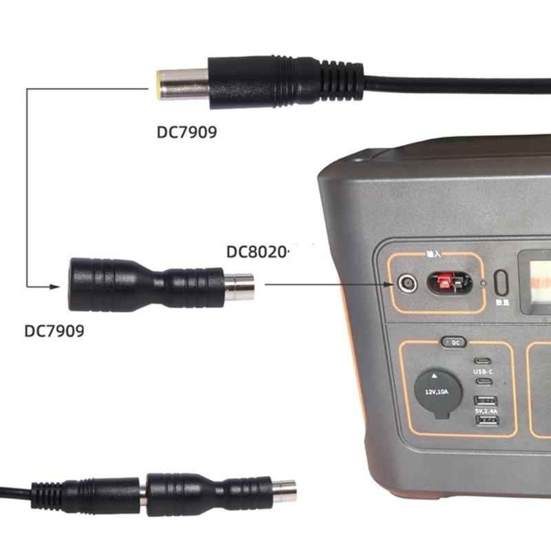 Heavy Duty DC Power Adapters for Solar Panel RV Portable Power Dc7909 Female To DC8020 Male Converters Connectors