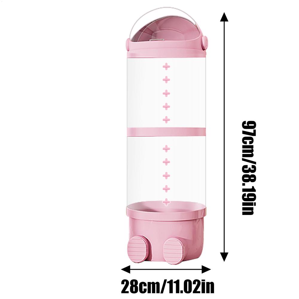 Doll Storage Box Toys Organization Plush Toy Storage Tube Transparent Plastic Stuffed Storage Barrel Children's toy Organizer