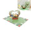 Lovebirds 3D Greeting Card Handcraft Repeatable Folding Exquisite Valentines Day Greeting Cards for