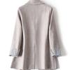 Ladies Spring Relaxing Notched Lapel Long-sleeved Sweatshirt Cardigan Suit Jacket