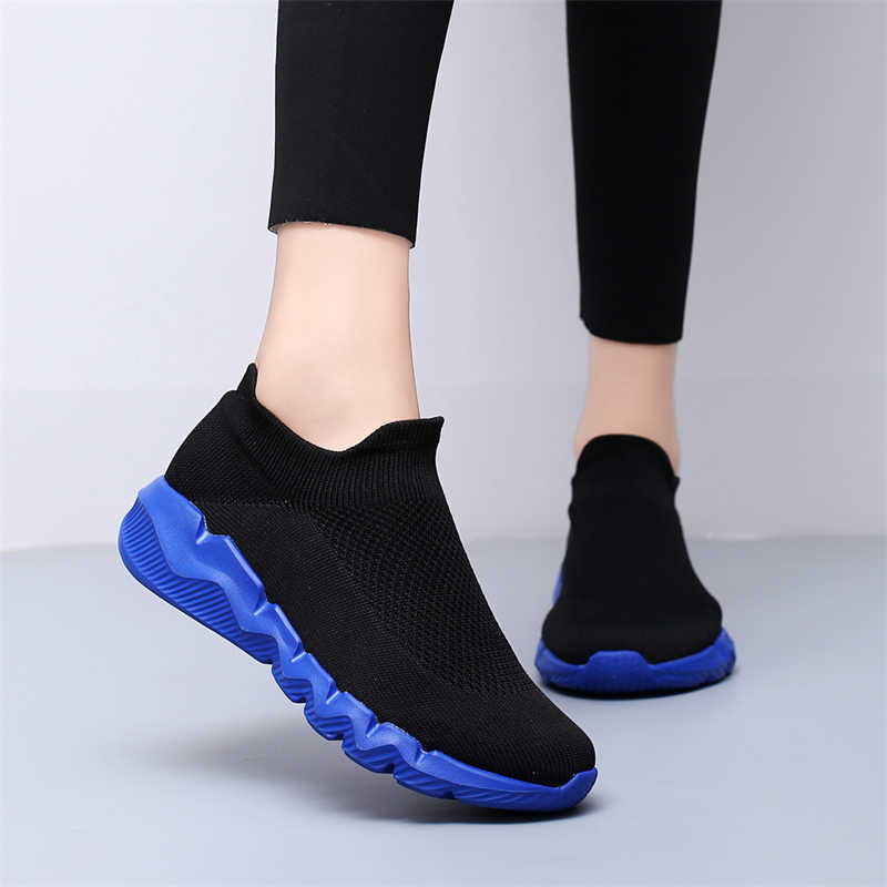 Without Laces Slip-on Brand Women Shoes Woven Sneakers Women Luxury Boot Sports Tenes Mascolino Newest School Sabot