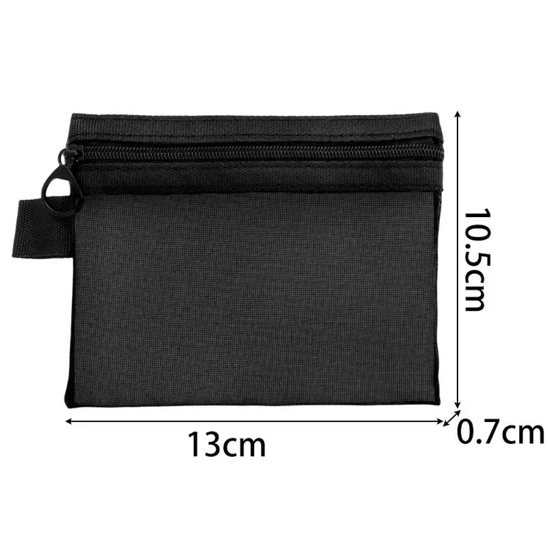 

Mesh Cosmetic Bag Mesh Makeup Bag with Zipper Pouch Travel Toiletry for Makeup Organizer Home Office Travel Accessories 1PCS