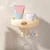 1Pcs Universal Punch Free Soap Box Multi-purpose Wall Mounted Soap Dish Box Cloud Cute Drainage Storage Rack Bathroom Supply