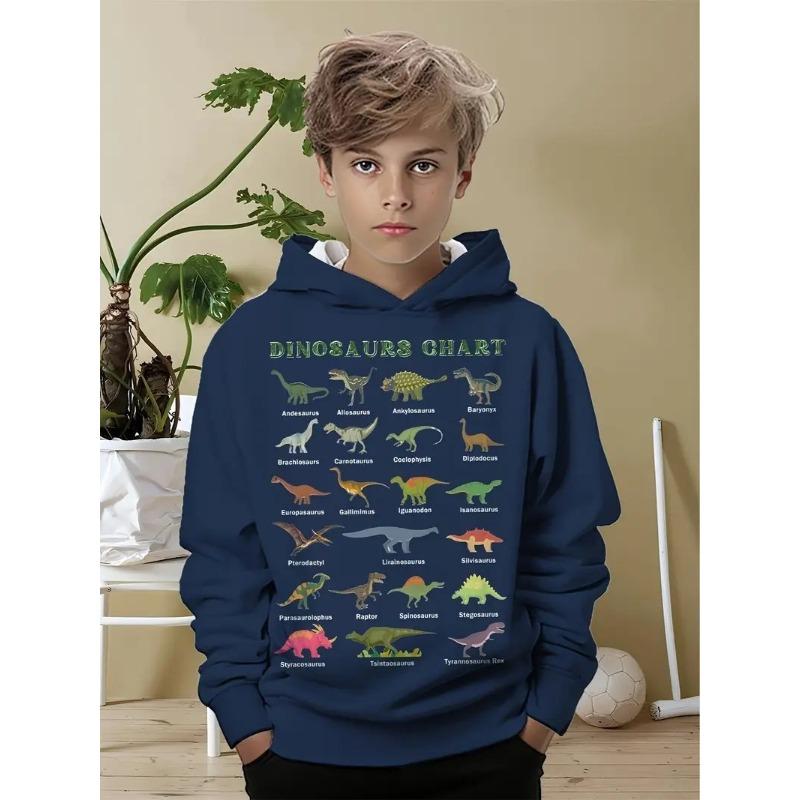 Autumn Cute Cartoon Animal Pattern 3D Printed Hoodies Fashionable Casual Sports Long Sleeved Children's Boy Hooded Sweatshirts