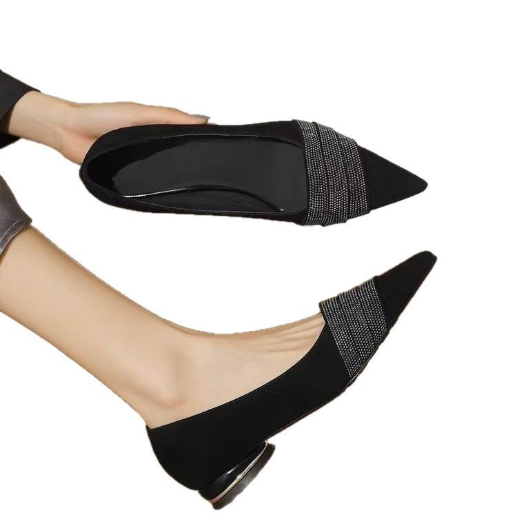 Anti-slip Pointed-toe Single Shoes for Women, New Style, Luxury and Soft Sole, Single Shoes