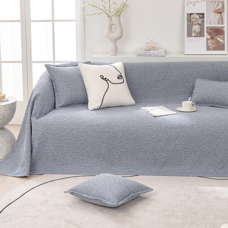 New Cotton and Linen Textured Sofa Towel for All Seasons, Anti-slip Sofa Released, Simple Sofa Cover