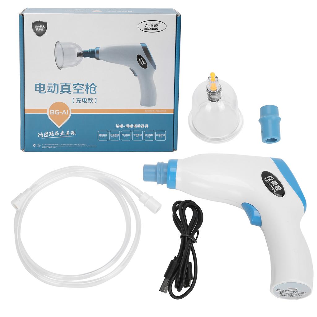 Electric Vacuum Suction Cupping Kit Lymph Drainage Pain Relief Massage Cupping Set Health Care