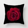 New Valentine'S Day Red Rose Pillowcase Creative Wedding Home Decoration Cushions Cover Heart Shaped Pillow Case
