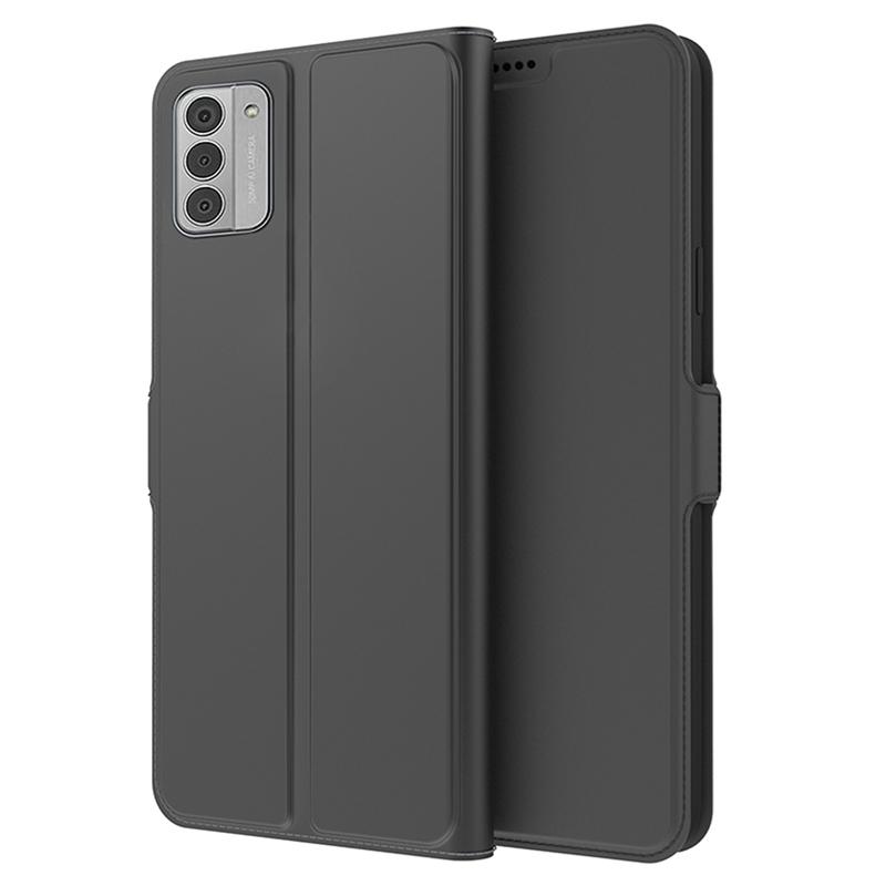 

Magnetic PU Leather Stand Cover For Nokia G42,Card Slot Phone Shell Full Protection Flip Case Black