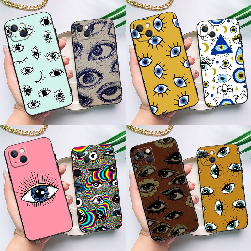 

Чехол с изображением глаза для iPhone 14 13 12 11 Pro Max XS X XR SE 2020 2022 7 8 Plus 12 13 Mini Cover Shell