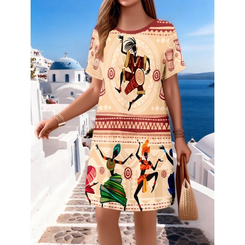 Women s Dress Fashion Casual Short Sleeve Clothing S