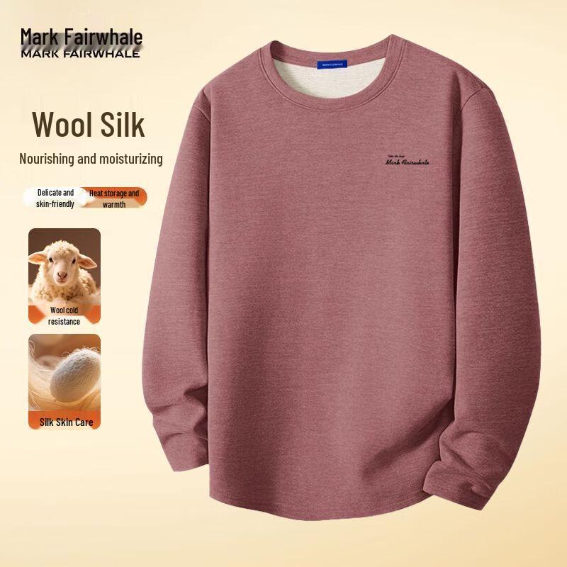Mark Fairwhale Men s Silk Wool Long-Sleeve Round Neck Thermal T-Shirt L 2640₽