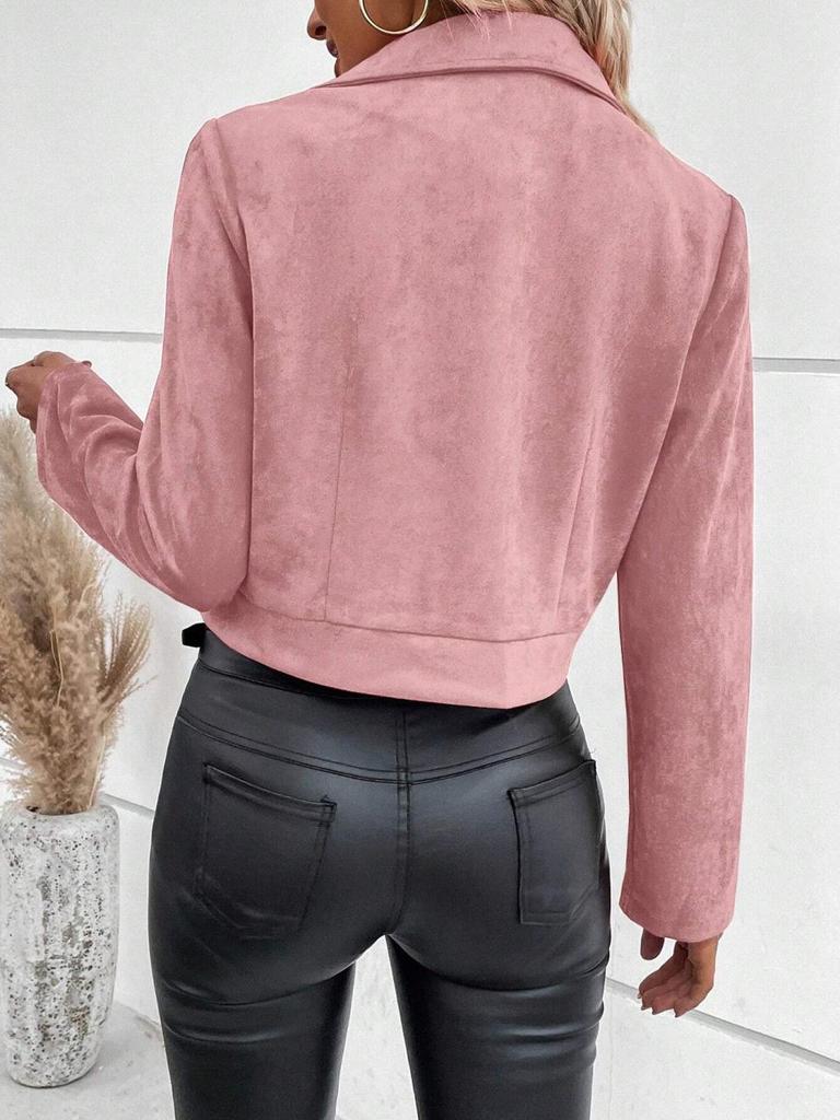 Heißverkaufende kurze Wildlederjacke Top im europäischen und amerikanischen Stil