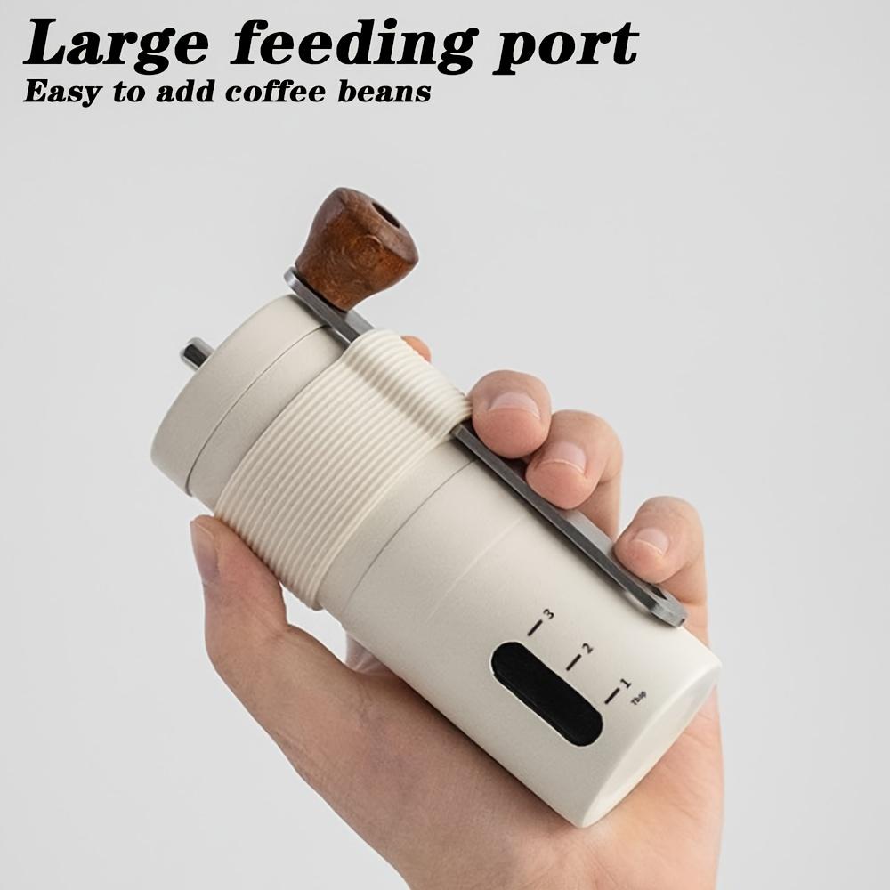 Outdoor Camping Portable Manual Coffee Grinder, Portable Hand Coffee Machine 304 Stainless Steel Bean Grinder, Multi Purpose Grinding Grains