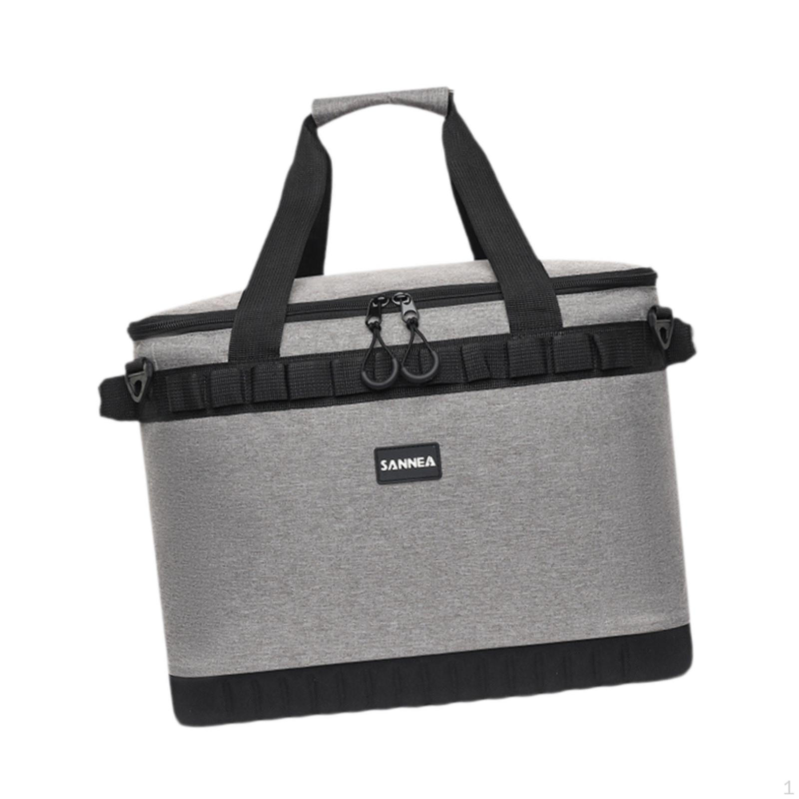 

Ізольований ланч-бокс, герметичний термопереносок для їжі для пікніка на природі сірий колір