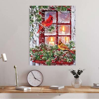 5D DIY pictură cu diamante papagal roșu kit cu punct de cruce mozaic broderie cu diamante trandafir complet rotund/pătrat burghiu decorare acasă