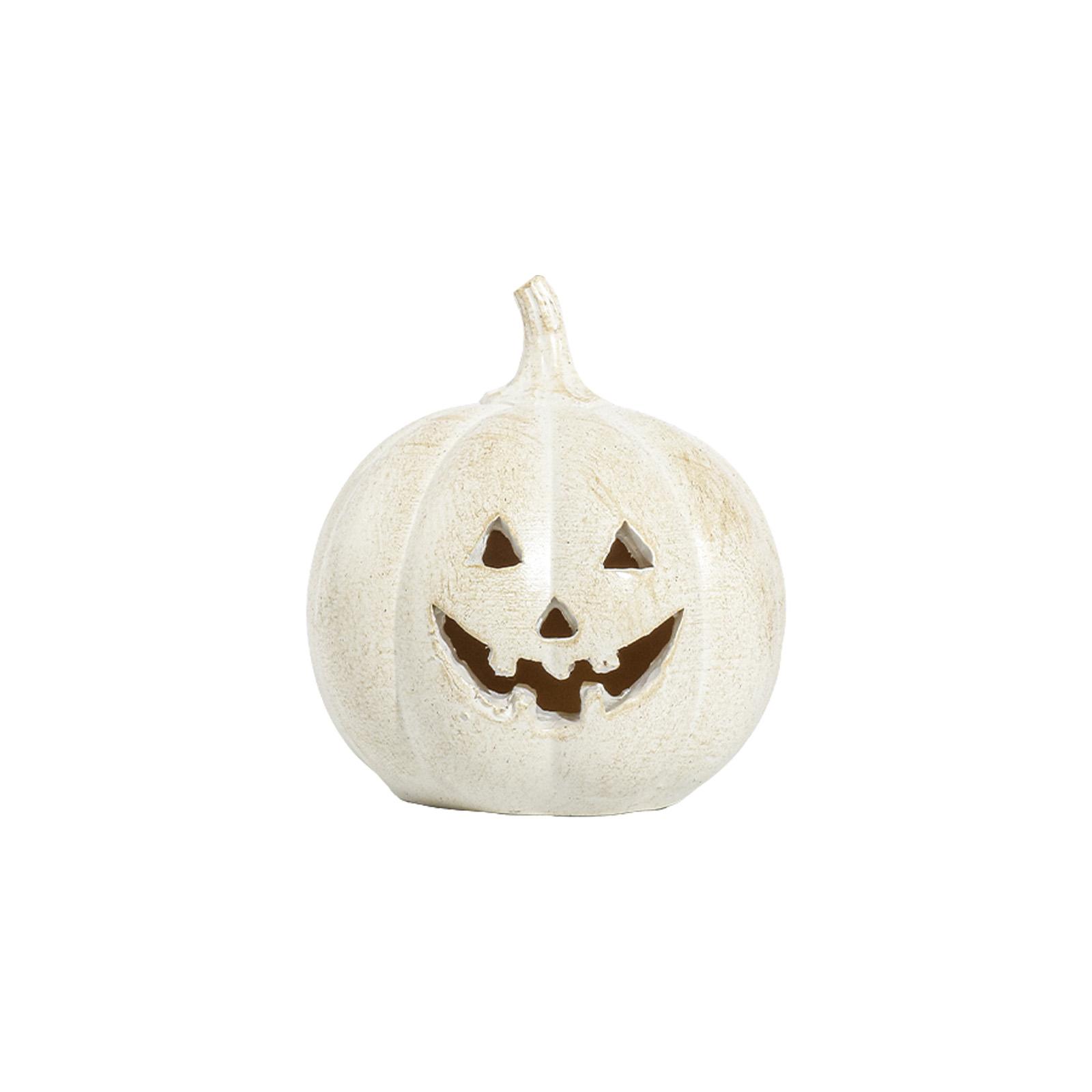 

Декор из смолы в античном стиле в виде тыквы - Винтажная центральная деталь для стола на Хэллоуин с деревенским шармом One Size