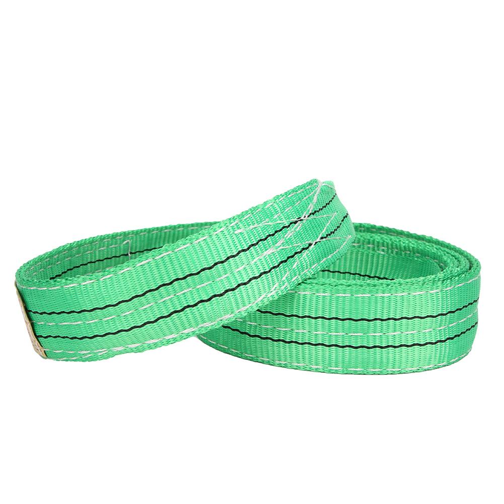 3Meter X 50mm Polyester Lifting Sling Industrial Crane Hoisting Webbing Green