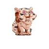 Bead White Copper Bracelet Female Tiger Beaded Rich Lion Triple Possession Talisman String Jewelry Accessories