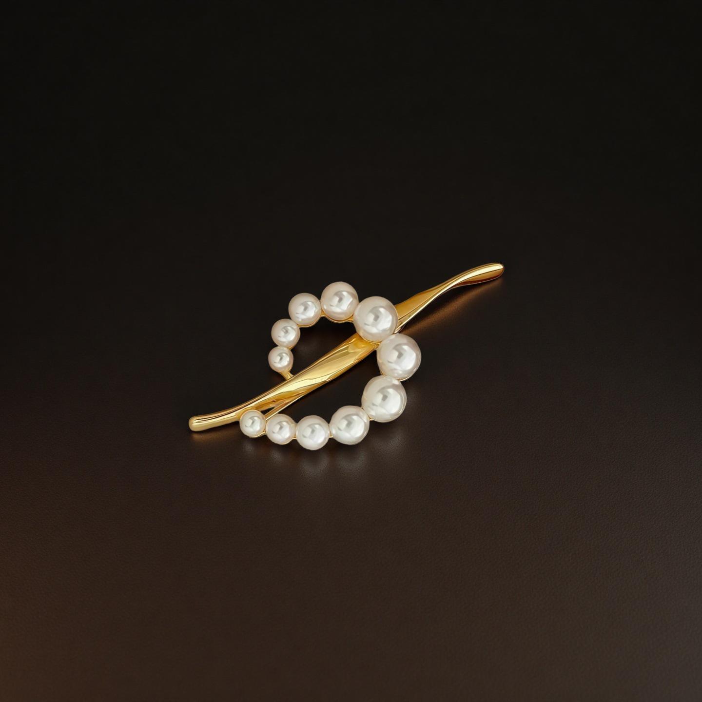 

Элегантная Универсальная Жемчужная Брошь – Изысканная Высококлассная Булавка золотой