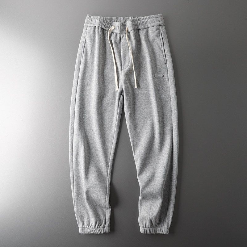 Winter Thickened Export Tail Order Silver Fox Velvet Casual Sweatpants