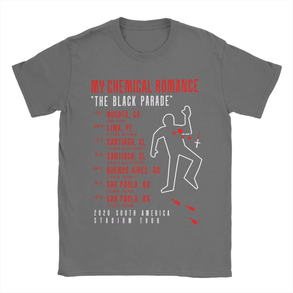 Summer My Chemical Romance Tour Trending T-Shirts Cotton T Shirts for Men Women Short Sleeve Top Tees