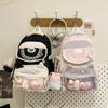 School Bag New Women's School Bag Cute Trendy Fashion Backpack College Style Junior High School Student School Bag