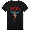 Nirvana T Shirt In Utero Angelic Band Logo New Official Mens Black Size M