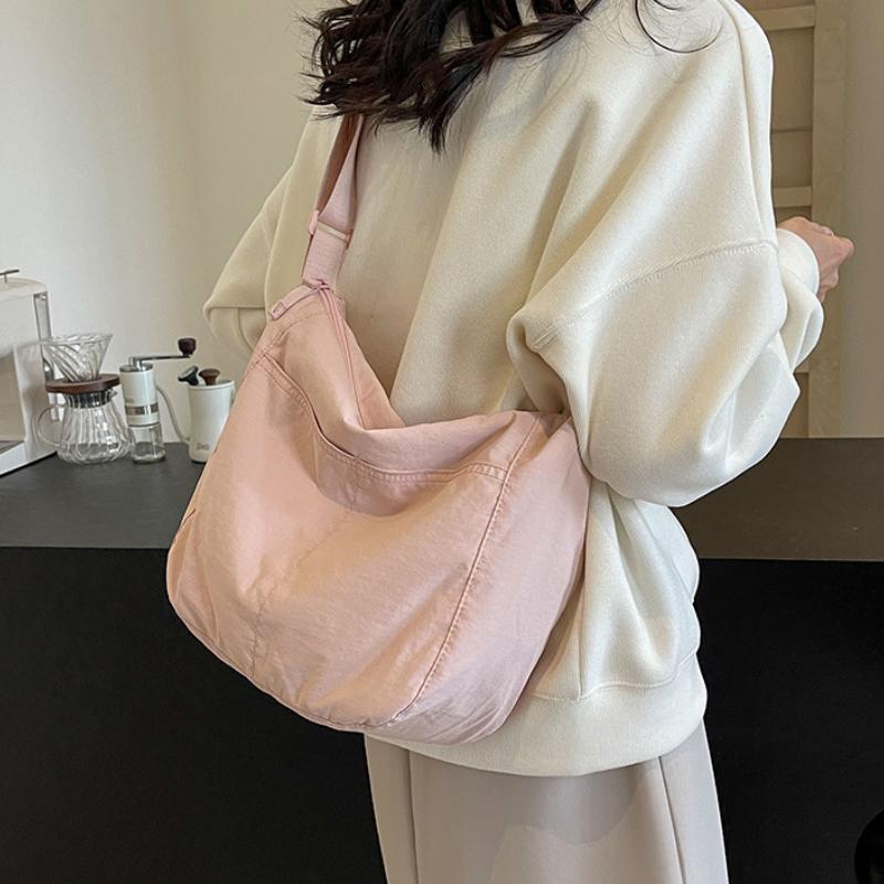 Nylon Fabric Women's Shoulder Bag Large Capacity Crossbody Bags for Women Korean Female Shoulder Hobos Bag Handbags