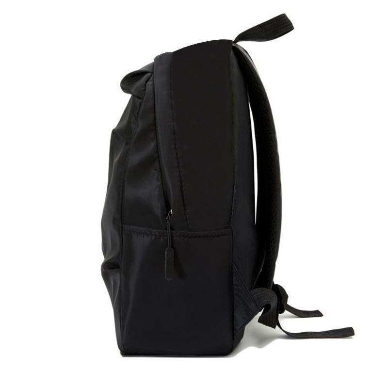 Men'S And Women'S Double Shoulder Bags With Plain Design, Vertical Zipper, Suitable For Traveling To School And Carrying Around.