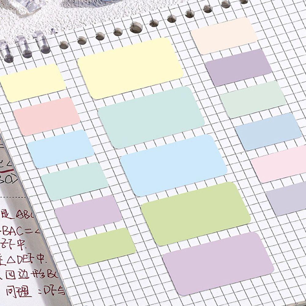 400/1400PCS Writing Pull Out Sticky Notes Fully Adhesive Index label Name Stickers  Student Gifts