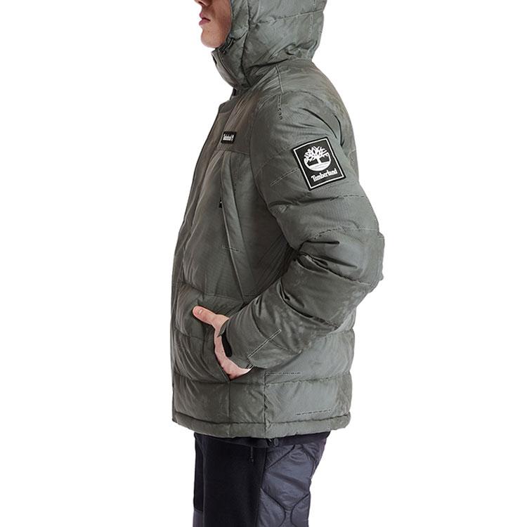Timberland Reflective Pattern Casual Cotton Jacket Men Jacket Gray A2D9A-AS3