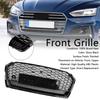 RS5 Style Honeycomb Sport Mesh Hex Grill Grille 8W6-853-651-AB-FUQ Fit A5 S5 B9 2017-2019